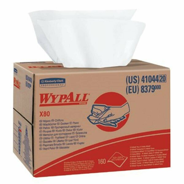 Homecare Products Wypall X80 Wipers White, 160PK HO3679925